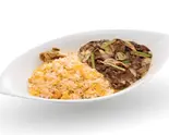 炒飯プレート牛肉黒胡椒炒め（上海イーエックス池尻店）
