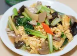 豚肉とキクラゲ玉子炒め Pork ＆ Wood Ear Mushroom ＆ Egg Stir-Fry（チャイニーズキッチン 大唐）