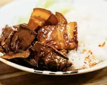 笋干吨红烧肉盖饭/干し筍の角煮丼（四川印象）