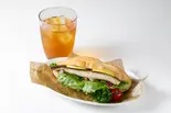 【お得】鯖サンドセット(水出し温泉紅茶付き)（鯖サンドと温泉紅茶がおいしいカフェcoco de tea(ココデティー)）