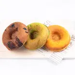 3点セット(プレーン・チョコ・抹茶)グルテンフリー焼きドーナツ（CAFE NINE 鳥飼店）