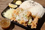 1キロネギ塩からあげ弁当（【1キロ弁当！！】地鶏マニア 鳥酒場 国分寺）