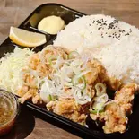 1キロネギ塩からあげ弁当（【1キロ弁当！！】地鶏マニア 東久留米）