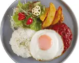 目玉焼き＆ハンバーグ（cafe Hanamori 千駄木店）