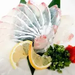 白身の薄造り（寿司割烹 空海）