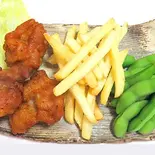 から揚げ+ポテト+枝豆（博多寿司）