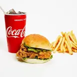 マスターチキンバーガーポテトセット Master Chicken Burger Potato Set(HALAL MASTER CHICKEN SHIBUYA)