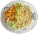 エビチリ炒飯（中華料理 揚州飯店）