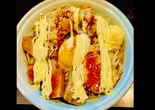【阪神タイガース応援企画】トラ二郎まぜそば（らーめん三極志）