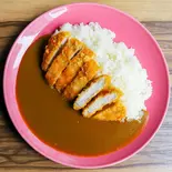 極旨!手仕込みロースカツカレー お店で手仕込みロースカツ!(カレーの王様 市ヶ谷店)