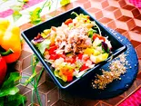 ヘルシーツナのグレインズライスボウルサラダ(Grains rice bowl salad グリーングレインブレイン)
