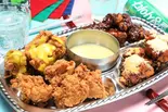【シェアセット】UFOチキンフォンデュ【4P×4種】（韓国ヤンニョム専門店 鶏王〈チキング〉 千葉店）
