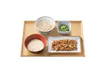 麦とろ牛皿御膳（吉野家 築港本町）