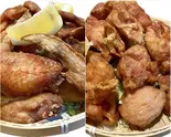 旨い自家製唐揚げと手羽先揚げ盛り合わせ(5個ずつ)(海鮮丼、焼き鳥、唐揚げ専門店 大越)
