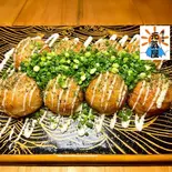 【当店人気No.2】ねぎたこ焼厳選塩味(大玉8個)(愛の料理 元気屋 薬院店)