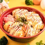出し巻き丼 Japanese-Style Rolled Omelette Rice Bowl（金の羽根たまご）