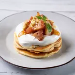 ベイクドアップル・パンケーキ（ハワイアンパンケーキ・ロコモコ）