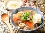 手作り豆腐豚汁+ご飯セット（佐藤とん汁店 大門店）