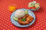 ガイヤーンセット (タイ米・野菜サラダ・デザート付き)(タイ王国レストランルンルアン タイ菓子処)