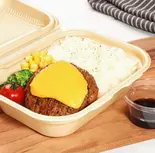 とろけるチーズハンバーグ〈自家製ソース仕立て〉（名古屋飯 丼＆ハンバーグ専門店 躍郎喜(おどろき)）