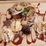 きなこ香る黒蜜と白玉のフレンチトースト(ワンズハウス)