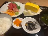 本マグロぶつと玉子焼き弁当（めし道楽 練馬南口店）