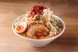 【大】赤辛二郎ラーメン 麺300g Spicy Red Jiro Ramen (Large, 300g Noodles)（二郎ラーメン専門店 ラーメン たけ二郎 東淀川店）