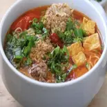 BÚN RIÊU CUA - カニ味噌と牛肉ビーフン(SAM QUAN 亀有)