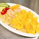 焼き飯海老タイ風チャーハン+スクランプエッグข้าวผัดกุ้ง+ไข่ข้น(PINTO)