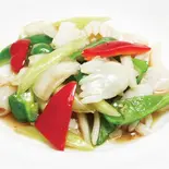 エビとイカの野菜オイスターソース炒め(関内餃子軒)