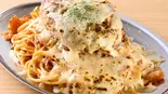 炙りチーズハンバーグ＆ナポリタン Grilled Cheese Hamburg steak＆Napolitan（スパゲティの店『神田ナポリタン』 札幌東店）
