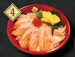 サーモン丼（廻らない寿司 北陸がっぱ）