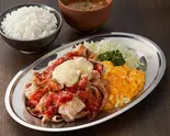 トマチーとんたまダブル (ご飯付き) ＆ Cheese Grilled Pork ＆ Egg Set Meal（とんたま食堂）