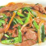 ニラレバ炒め(けいぐん飯店)