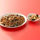 ジェンバンジャジャン麺+ミニタンスユクのセット 쟁반짜장면, 미니탕수육 세트（チンチャル千葉店）