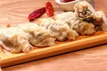 【人気NO.1】手作り_エビ餃子（新大久保韓国横丁 第一食堂）