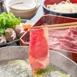 牛しゃぶしゃぶ（和食鍋処 すし半 大正店）