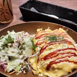 桜姫仕様 ゴロゴロチキンのオムライス（さくらガーデン）