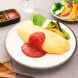 特製ケチャップオムライス Special Ketchup Omelette Rice（Modern Indian Restaurant ひまわり食堂）