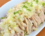蒸し鶏ネギソース（西安刀削麺 匠心）