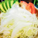 おまかせミニサラダ(精肉店直送!ステーキ丼・コロッケ・カレーのお店 へそ)