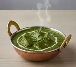 Paneer Hourensou curry パニールほうれん草カレー（ネパールインド料理サラソティ Nepali Indian Restaurant Saraswati）