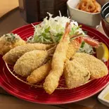 特選串揚げ弁当<串揚げ7本>（牛カツ・串揚げ 串亭 博多くうてん）