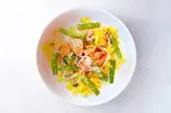 サーモンのクリームソース フェットチーネ Fettuccine with salmon cream sauce(サンクスギビングデイ)