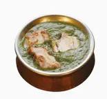 ほうれん草チキンカレー/Spinach＆Chicken Curry（MANAKAMANA 千鳥橋店）