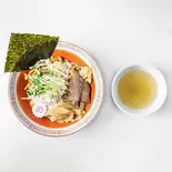 特濃油そば＆スープセット【レンジ油そば】（武蔵野アブラ學会 神田店）