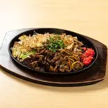 牛すじ焼きそば（下町ホルモン十三まるたけ本店）