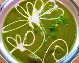 マトンほうれん草カレー Sag Mutton Curry(インドネパール料理マハデブ 若葉通店)
