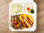 焼肉＆チーズオムライス弁当（キッチンライズ2）