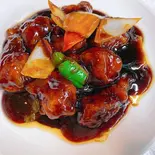黒酢スブタ（中華料理 金龍）